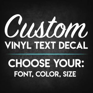 Custom Decal